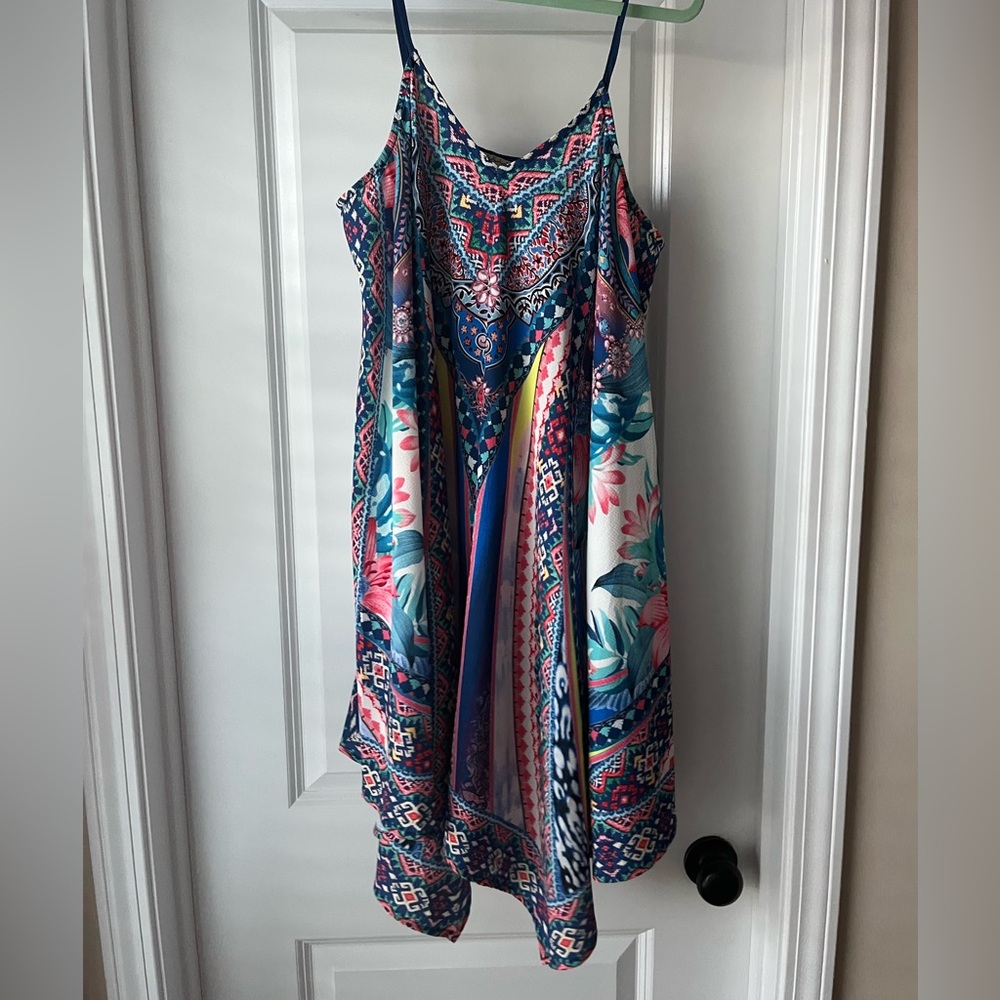 Flying Tomato Multicolor Spaghetti Strap Dress